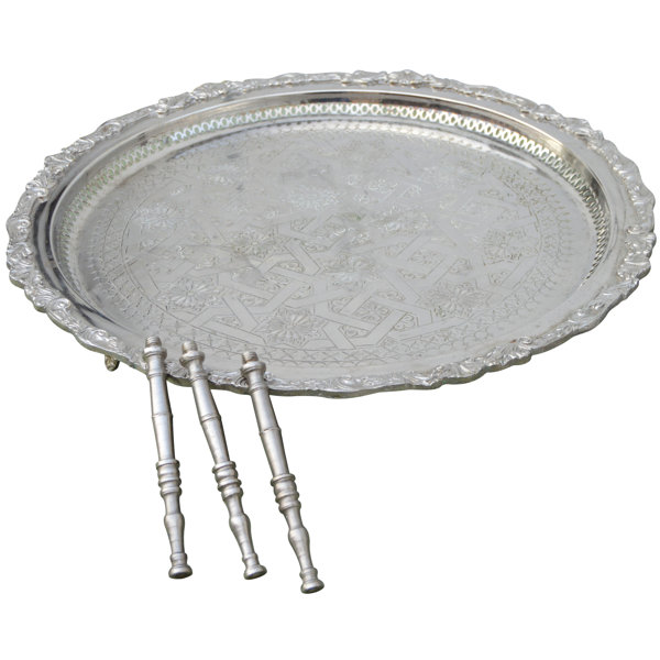 The Moroccan Room Silver Decorative Tray Perigold